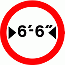 DOT No 629 Width limit ft