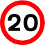 DOT No 670 Maximum Speed 20mph