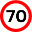 DOT No 670 Maximum Speed 70mph