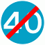 DOT No 673 Minimum Speed 40mph ends