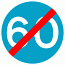 DOT No 673  Minimum Speed 60mph ends