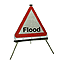 Triangle - Flood Flexible Roll-up Sign