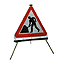 Triangle - Men At Work Flexible Roll-up Sign