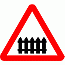 DOT No 770 Crossing barrier Ahead