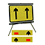 Lane Closure Left/Right 1050mm x 750mm