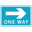 DOT No 810 Pedestrian One way right