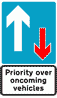 DOT No 811 Priority over vehicles from the opposite direction
