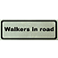 Supplementary Plate - Walkers in road