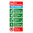 ABC Powder fire extinguisher sign