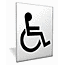 Acrylic Disabled sign