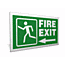 Acrylic Fire Exit Left sign