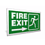 Acrylic Fire Exit Right sign