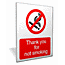 Acrylic Thank you for not smoking sign