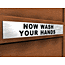 Acrylic Wash your Hands sign