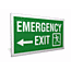 Acrylic emergency exit left sign