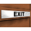 Acrylic exit sign