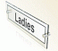 Acrylic prestige ladies sign