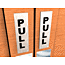 Acrylic pull sign