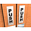 Acrylic push sign