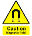 Caution Magnetic Field