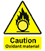 Caution Oxidant Material