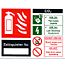 Co2 Extinguisher sign