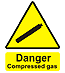 Danger Compressed Gas