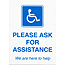 Disabled Assistance sign