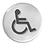 Disabled toilet dome sign