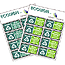 Pack of 16 turn off lights - computers stickers