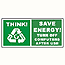 Pack of 8 turn off computers standard stickers