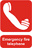 Emergency fire telephone