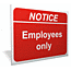 Employees Only sign