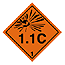 Explosive Hazchem 1.1C