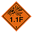 Explosive Hazchem 1.1F