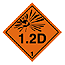 Explosive Hazchem 1.2D