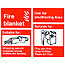 Fire Blanket Explained sign