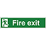Fire Exit Running Man Left sign