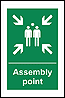 Fire assembly sign