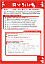 Fire risk assessment poster