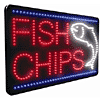LED Fish and Chips Sign