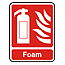Foam fire extinguisher
