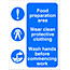 Food Preparation Area sign