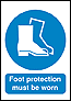 Foot Protection sign