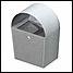 Helix 5 Litre Wall Ash Bin Grey V40005