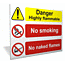 Highly flammable sign