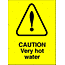Hot water sign