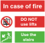 In case of fire