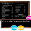 Interior Framed Chalkboards