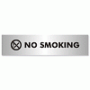 No Smoking Sign Aluminium Effect Acrylic